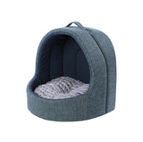 Comfortable Deep Sleep Cute Green Cat Cave Bed Mattress Scratches Bed