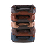 Factory Modern New Designer Cute Mattress Dog Bed Waterproof Leather Cushion