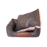 Factory Modern New Designer Cute Mattress Dog Bed Waterproof Leather Cushion